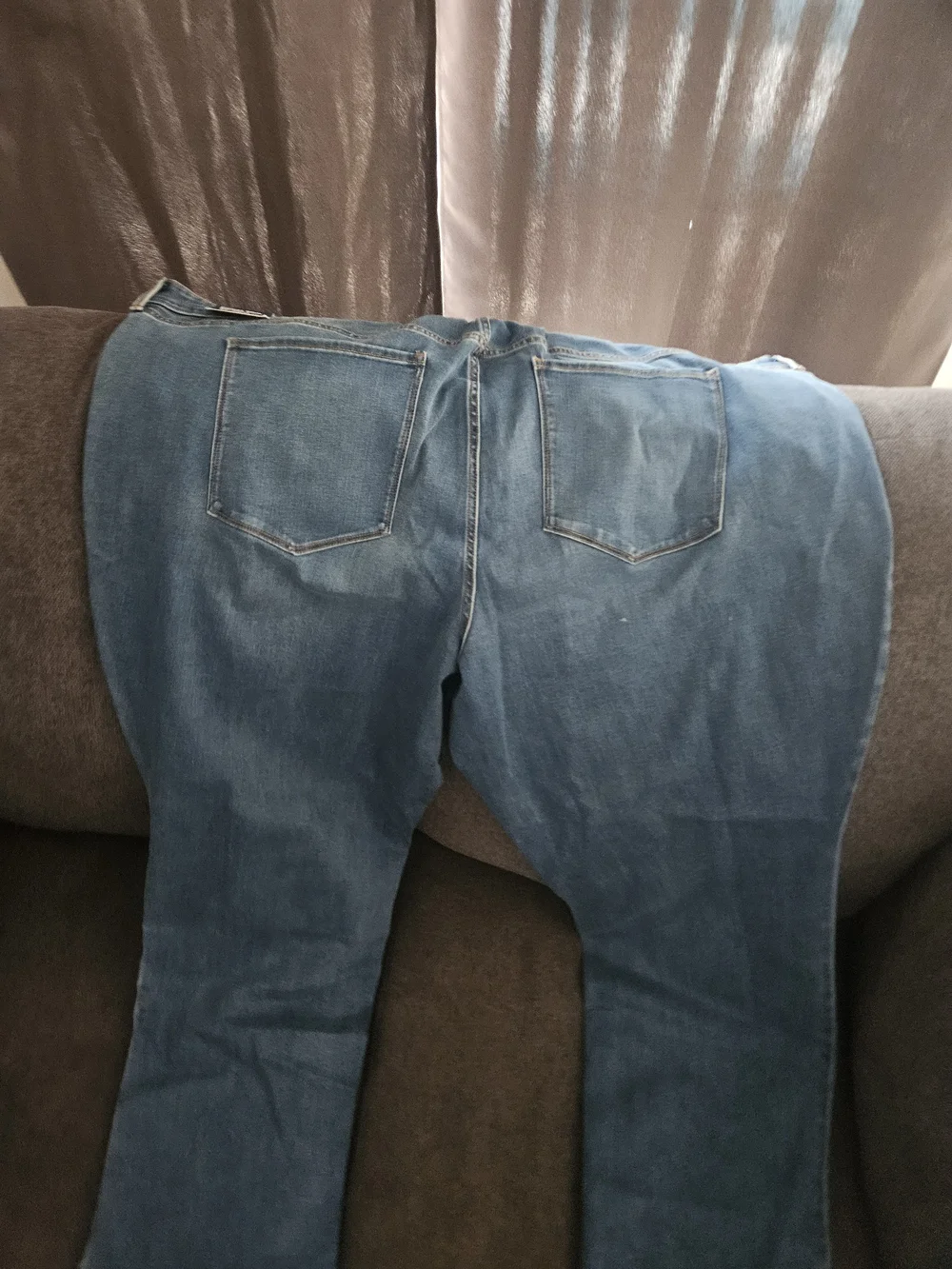 Old Navy Women's Slim Straight Denim Jeans - Light Blue